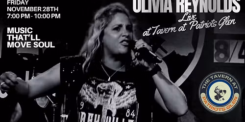 \ud83c\udfa4 Olivia Reynolds LIVE at The Tavern at Patriots Glen \ud83c\udfb6