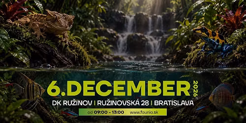 FAUNIA BRATISLAVA 6.12.2026