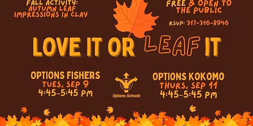 Love It or *LEAF* It: Options Kokomo ABA \ud83c\udf41