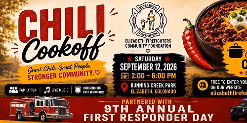 Chili Cook-Off & 9th Annual First Responder Day