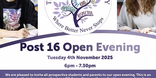 Sixth Form Open Evening