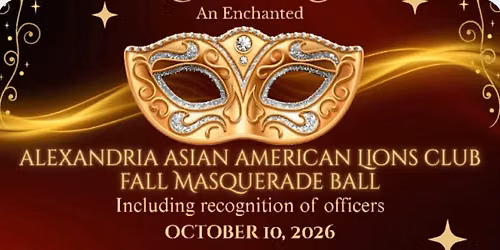 Alexandria Asian American Lions Club Fall Masquerade Ball
