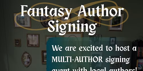 Fantasy Author signing