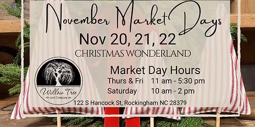 November Market Days - Christmas Wonderland