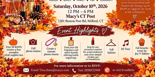 Family Fall Fashion Festival at Macy\u2019s CT Post
