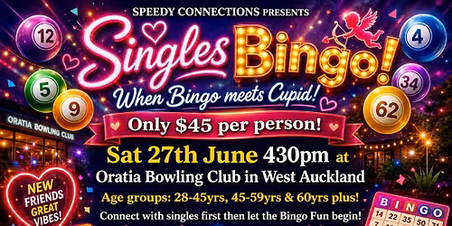 Singles Bingo - When Bingo meets Cupid