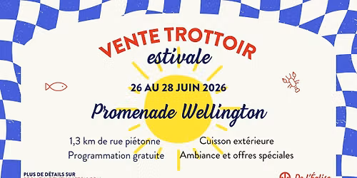 Vente trottoir estivale