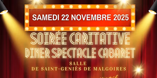 Soir\u00e9e caritative th\u00e9\u00e2tre et cabaret