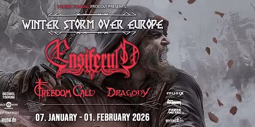ENSIFERUM - WINTERSTORM OVER EUROPE I Batschkapp, Frankfurt I 20.01.26