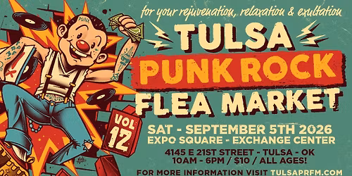 Tulsa Punk Rock Flea Market 2026!!