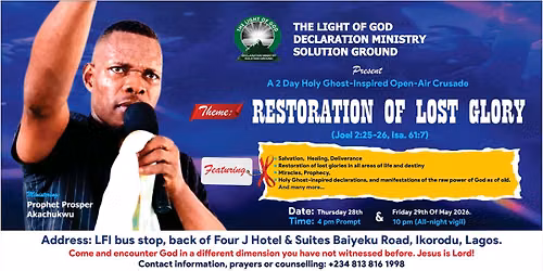 Restoration of lost glory