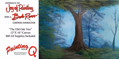 Bob Ross Workshop - Franklin "The Old Oak Tree"