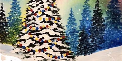 Christmas tree Paint Class