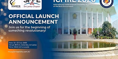 ICFIRE 2026 - Fire Safety and Resilience in the Built Environment