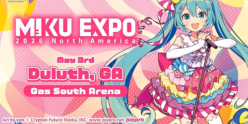 MIKU EXPO 2026 North America in Duluth, GA