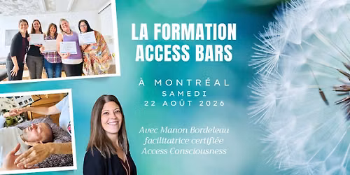 Access Bars \u00e0 Montr\u00e9al - formation avec Manon Bordeleau, CF