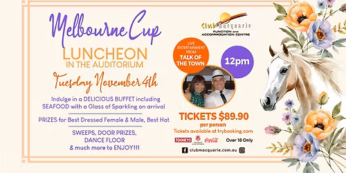 Melbourne Cup Luncheon at Club Macquarie