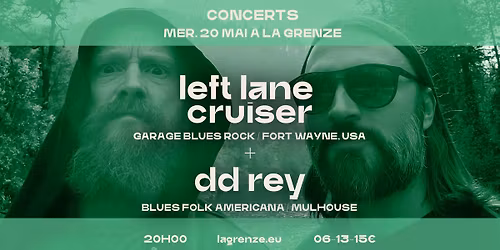 Left Lane Cruiser + DD Rey en concert \u00e0 La Grenze