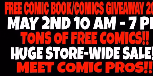Free Comic Book\/Comics Giveaway Day At Yancy Street South 2026