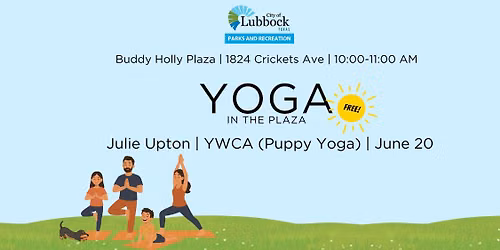 Puppy Yoga in the Plaza