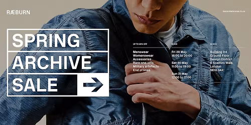 Copy of R\u00c6BURN - SPRING ARCHIVE SALE