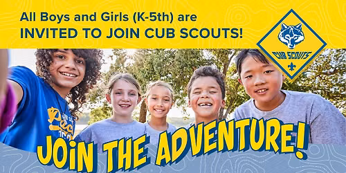 JOIN CUB SCOUTS @ Eisenhower Elementary Cafeteria