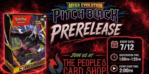 Pok\u00e9mon TCG Pitch Black Prerelease