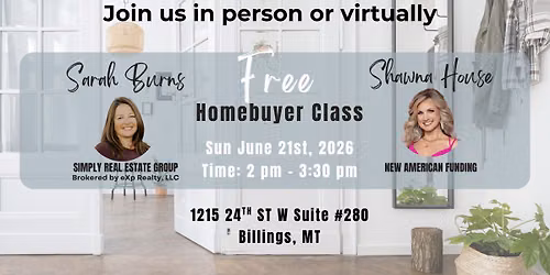 Free First-Time Homebuyer Class 