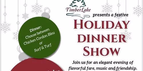 PK Mayo @ Timberlake Holiday Dinner Show