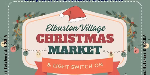 Elburton Village Christmas Market * Light switch on