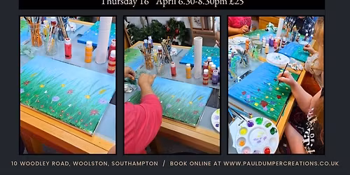 Flower Meadow Painting class