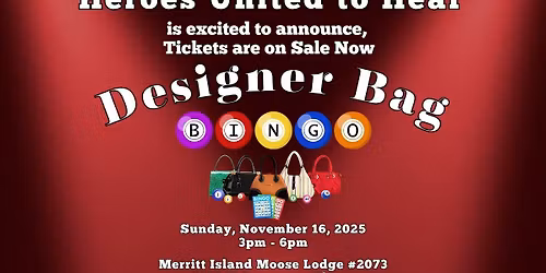 United for our Heroes - Designer Bag Bingo