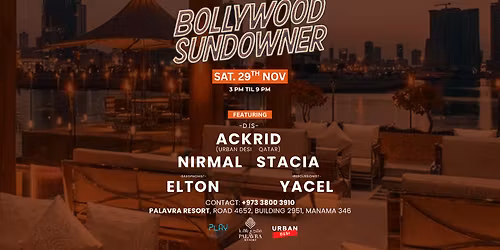 Bollywood Sundowner at Palavra Resort