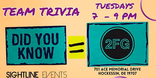 2FG Tuesday Night Team Trivia
