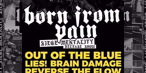 BORN FROM PAIN "SIEGE MENTALITY" Release show - OUTPOET, Heerlen