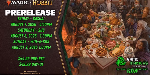 MTG The Hobbit Sunday Win-A-Box PreRelease