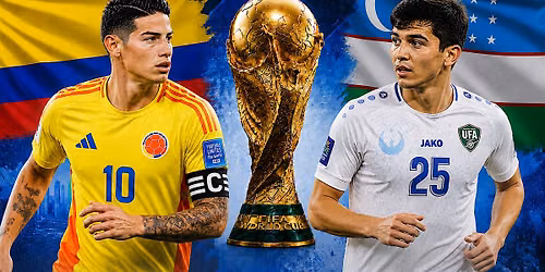 Mundial 2026 - Colombia VS. Uzbekistan (Edades 21+)