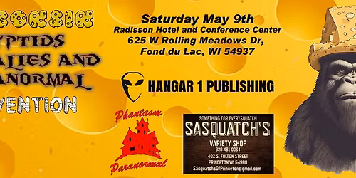 Wisconsin Cryptids, Anomalies, and Paranormal Convention 2026 (CAPCON)