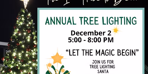 Fountain Inn Tree Lighting - "Let the Magic Begin"