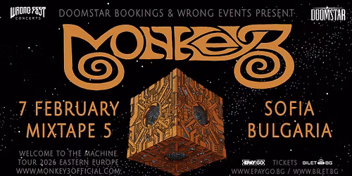 Monkey3 live in Sofia \/ Mixtape 5 \/ 07.02