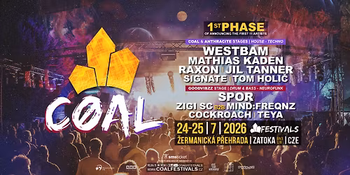 COAL Festival 2026 I \u017dermanick\u00e1 p\u0159ehrada