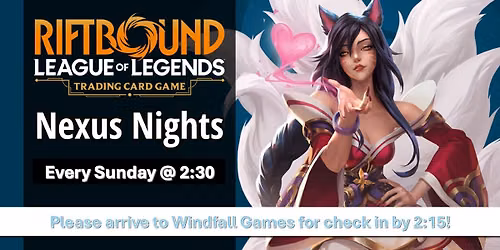 Riftbound Weekly Nexus Night