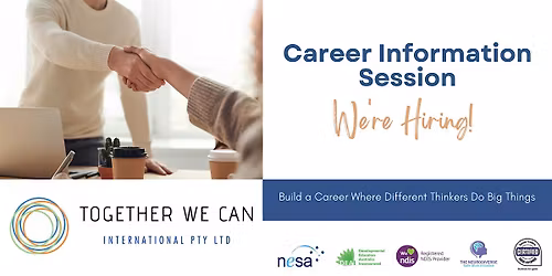 We're Hiring! Career Information Session-Elizabeth