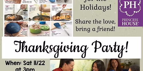 Thanksgiving Princess House Party