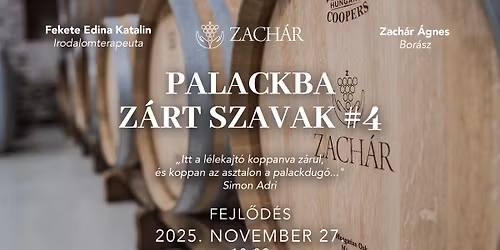 Palackba z\u00e1rt szavak #4 I Fejl\u0151d\u00e9s