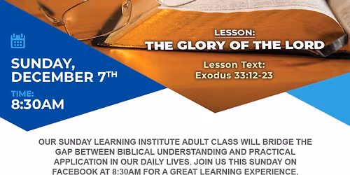 Sunday learning Institute