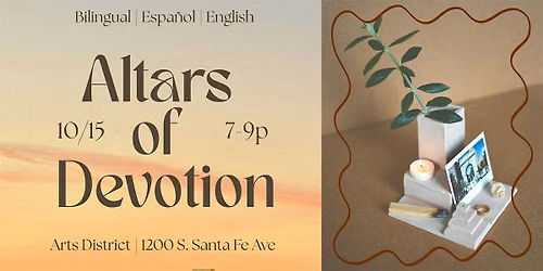 Altars of Devotion: A Pottery Experience w\/ Aram