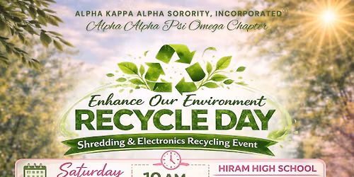 Enhance Our Environment Shredding & Electronics Recycling Event