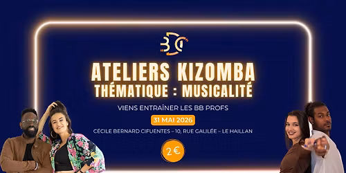 Ateliers Kizomba Urbankiz \u00e9dition Bb Teachers - Th\u00e9matique Musicalit\u00e9