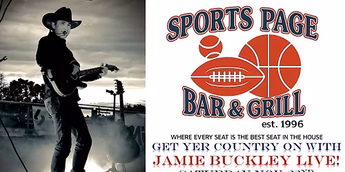 Live - Jamie Buckley @ The Page